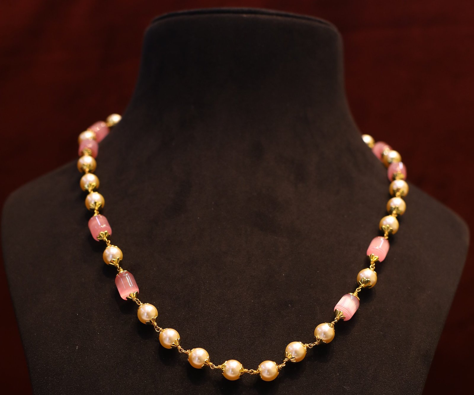 Silver PearlsMala - M067