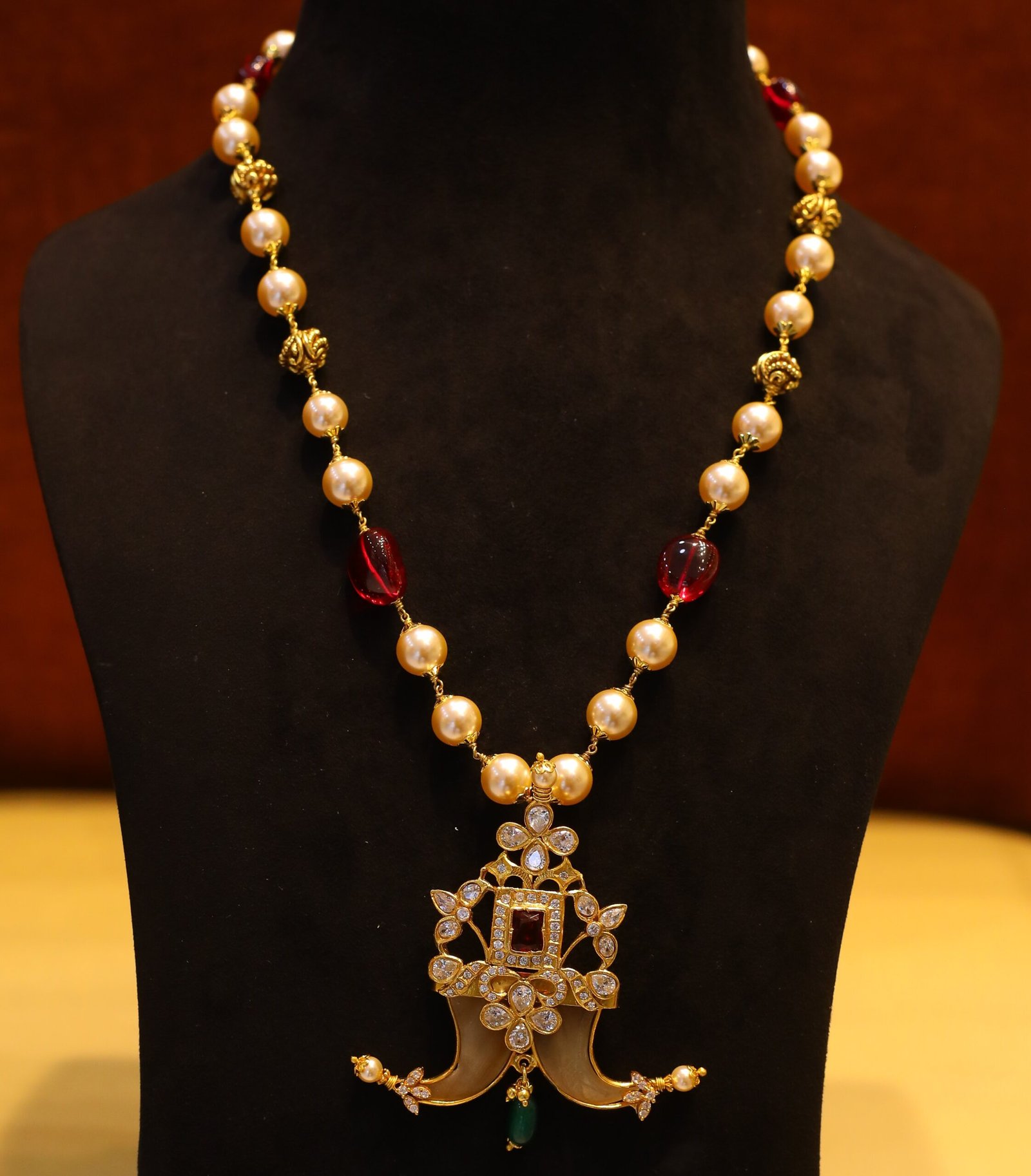 Silver Pearlsmala - M0101