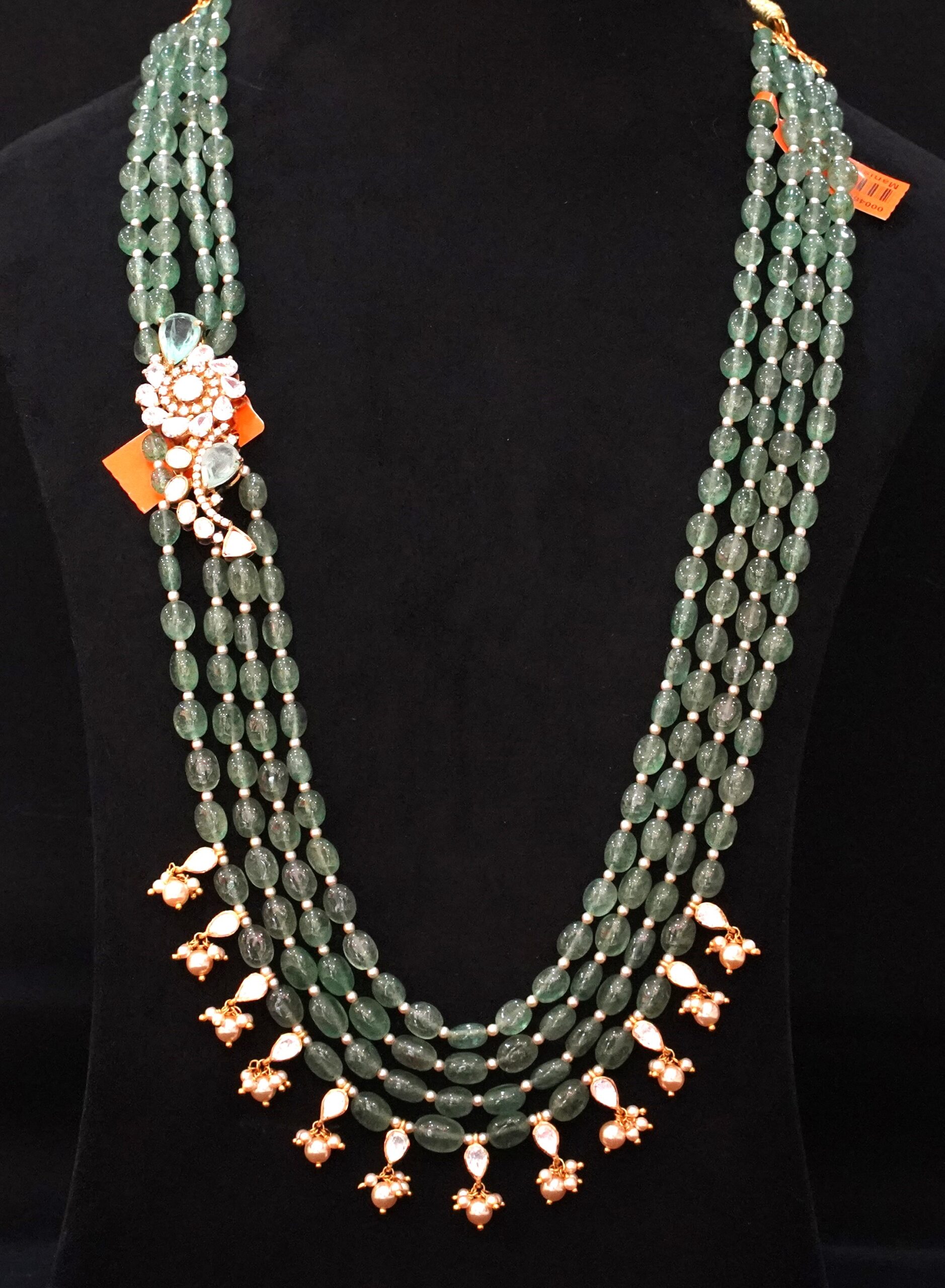 92.5 Silver Beeds Mala-M0159