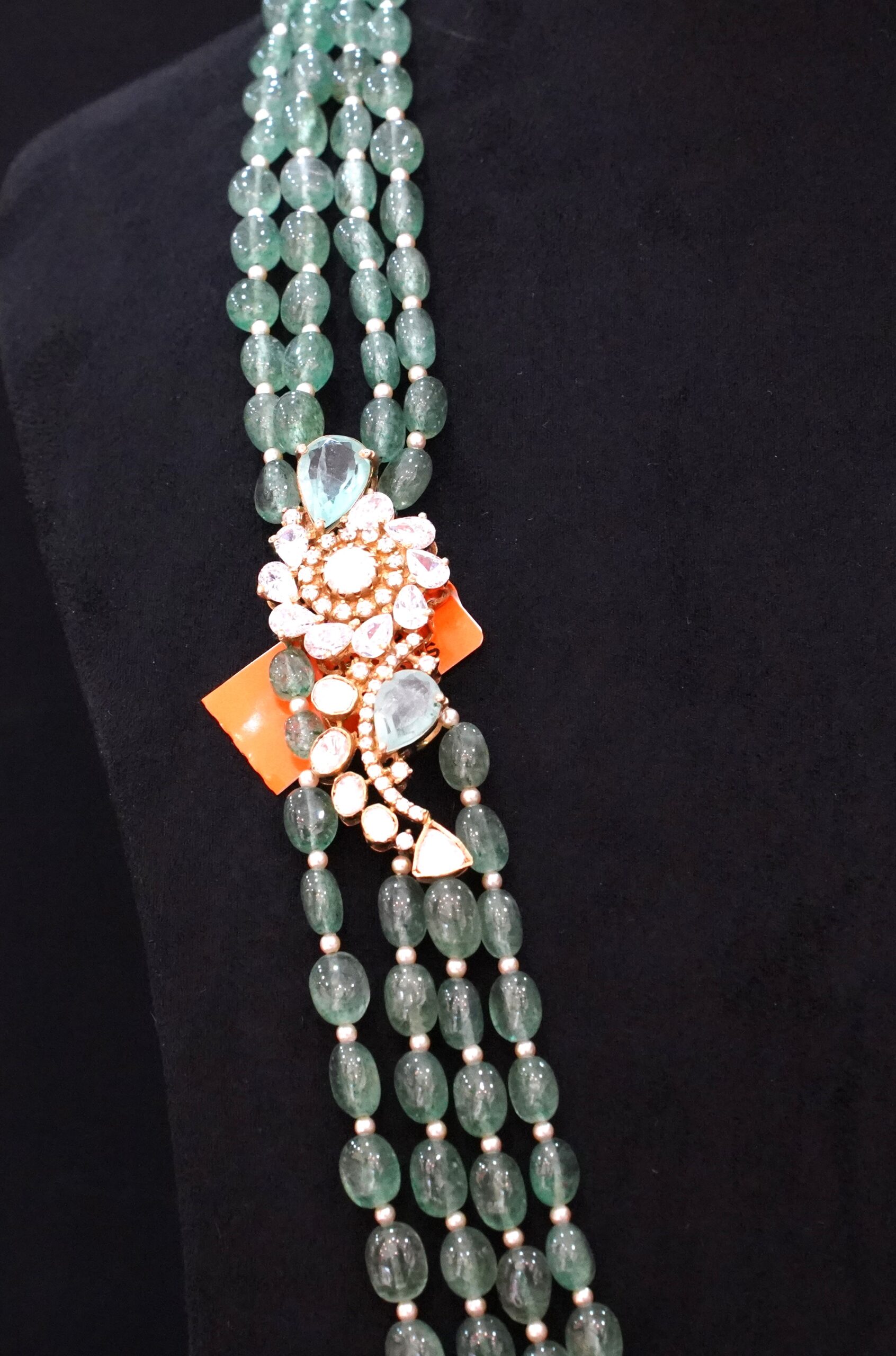 92.5 Silver Beeds Mala-M0159 - Image 3