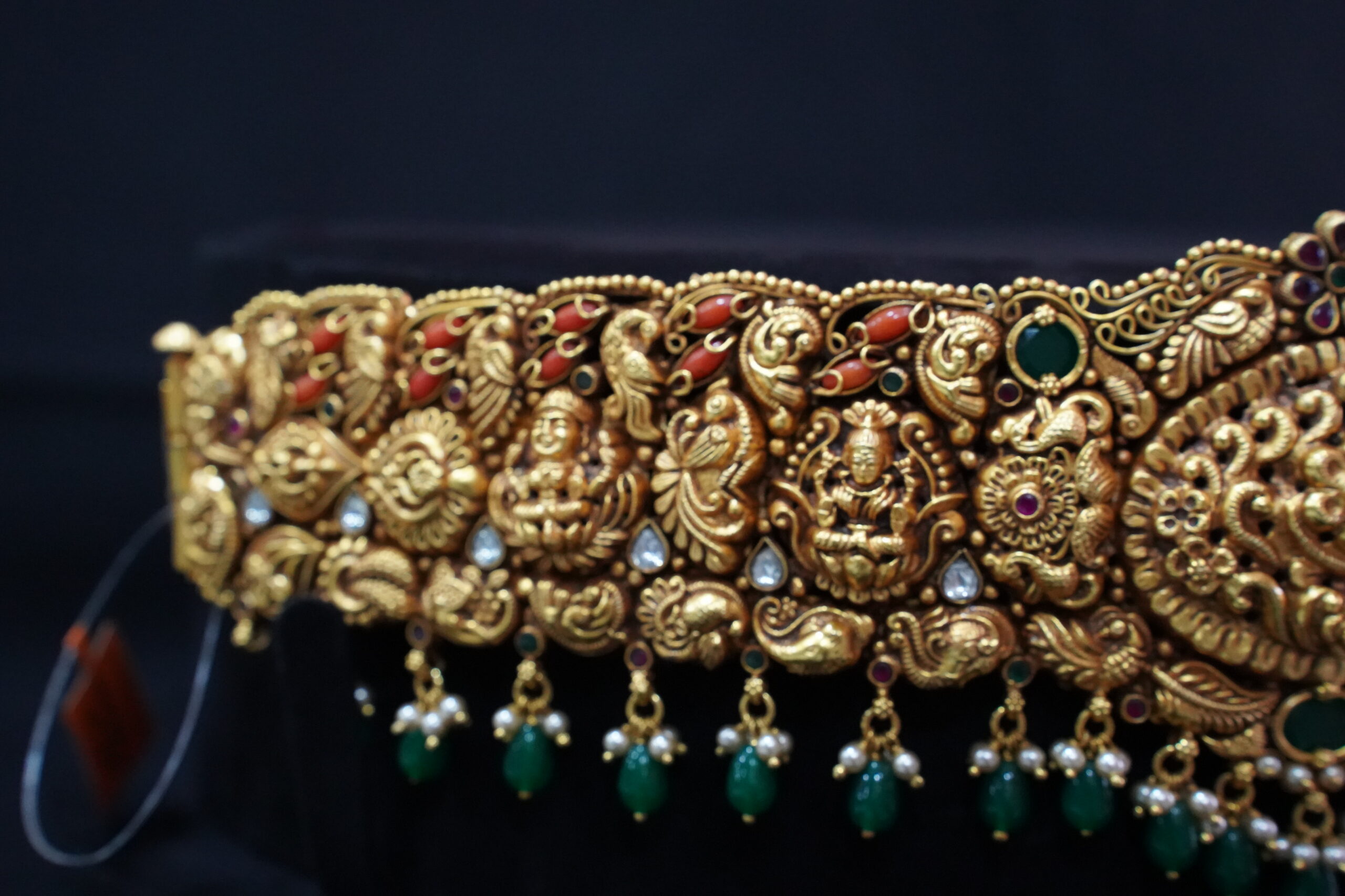 92.5 Silver Antique Vaddanam - M0171 - Image 3