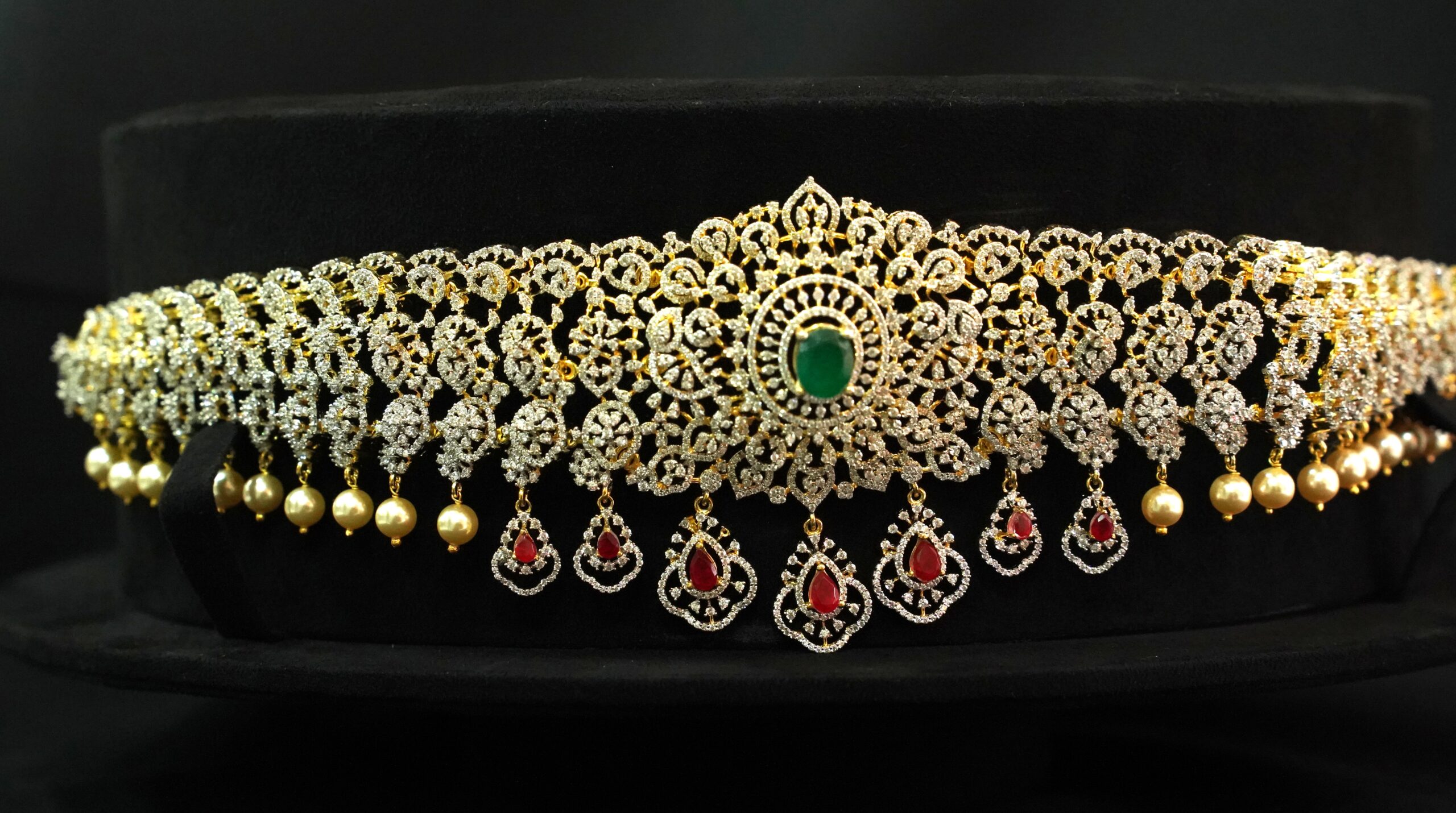 92.5 Silver Dimond Vaddanam - M0174 - Image 2