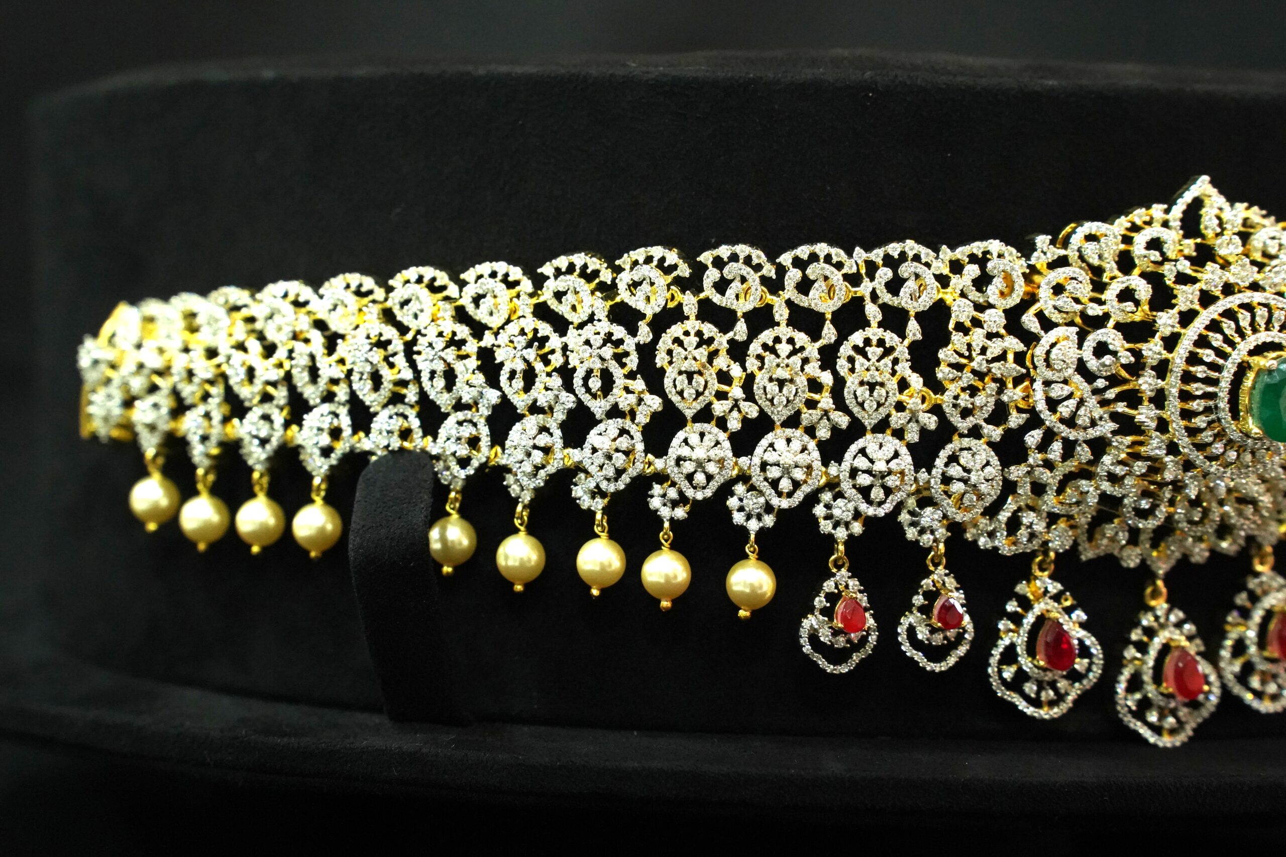 92.5 Silver Dimond Vaddanam - M0174 - Image 3