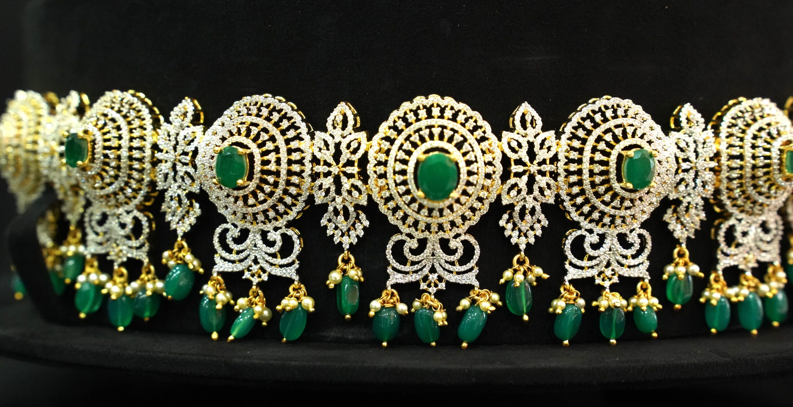 92.5 Silver Diamond Vaddanam -M0175 - Image 2