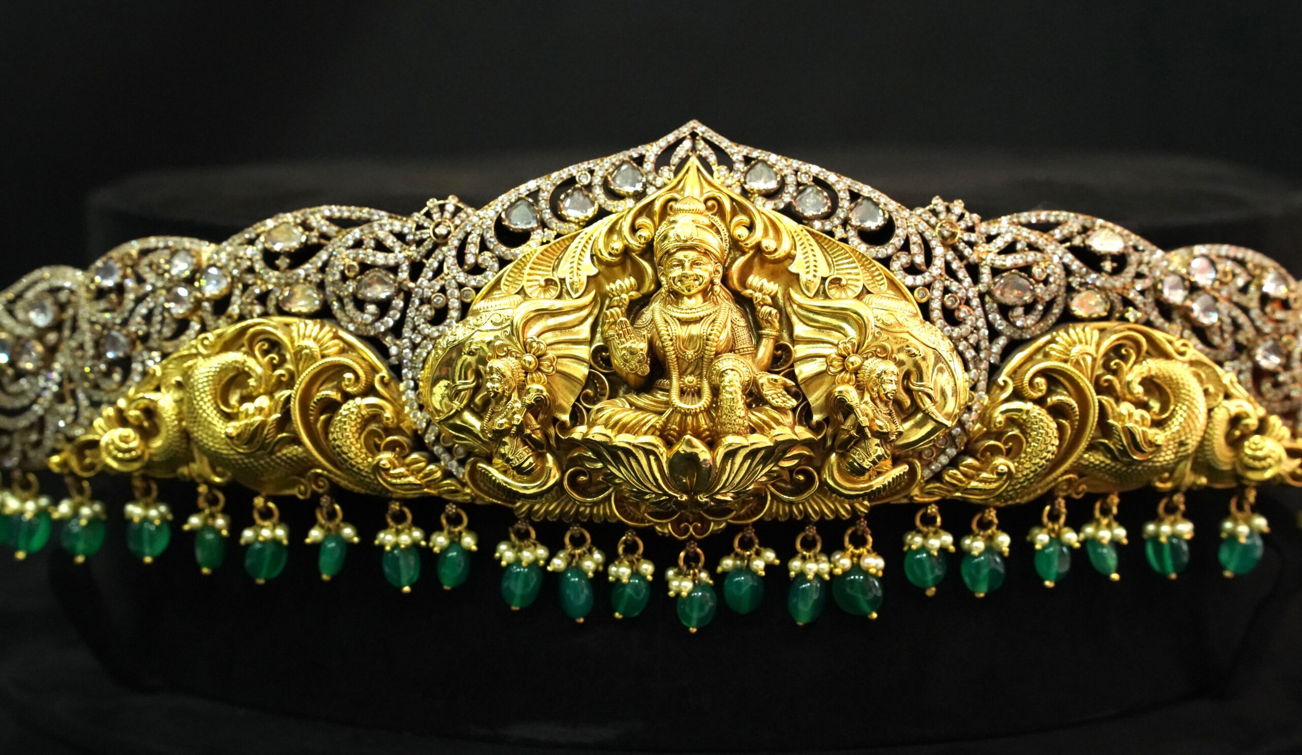 92.5 Silver Antique Vaddanam - M0177 - Image 2