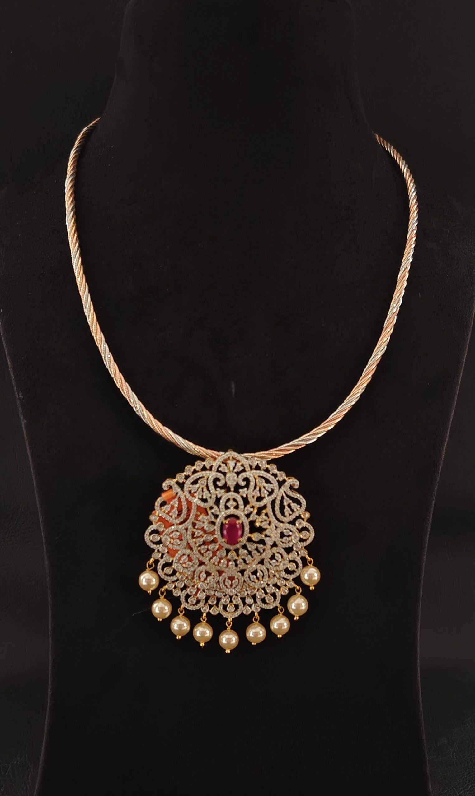 92.5 Silver Chain With Locket - M0204