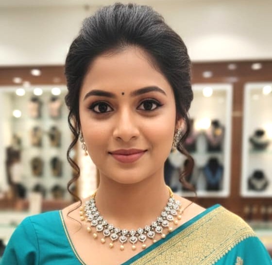 92.5 Silver Short Necklace M0481