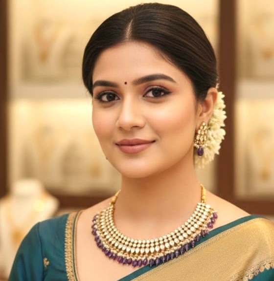 92.5 Silver Short Necklace – M0469