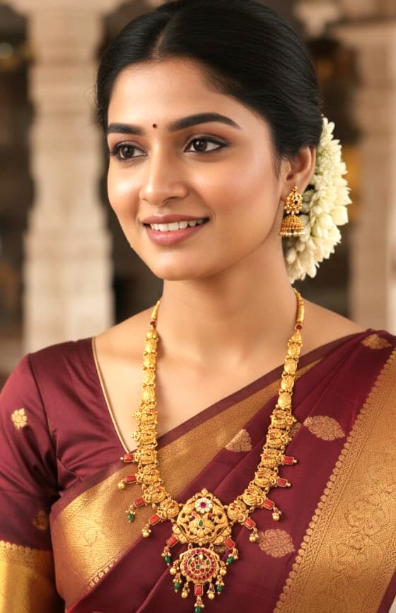 92.5 Silver Long Necklace – M0475